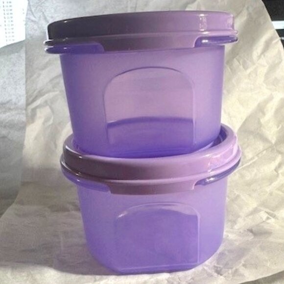 Tupperware Modular Mates Round 1 - PURPLE! - Picture 1 of 5
